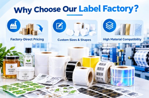 ហេតុអ្វីត្រូវបញ្ជាទិញ Label ពីរោងចក្រយើង?